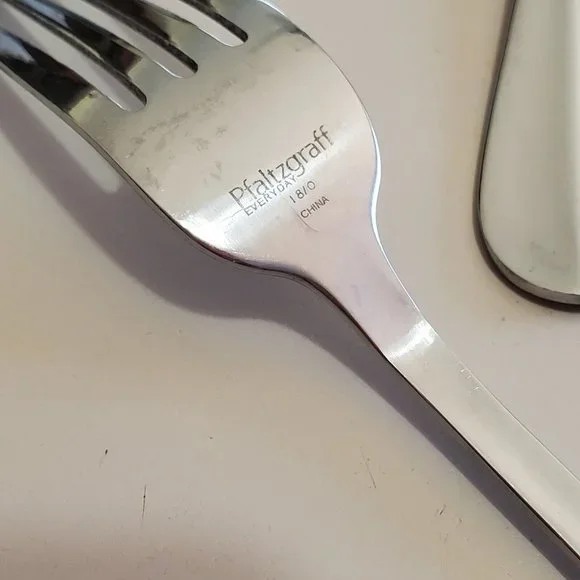 Pfaltzgraff Courtland Salad Fork set of 5 stainless 6 3/4" - Picture 7 of 7